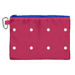 Red Dot Canvas Cosmetic Bag (xl)