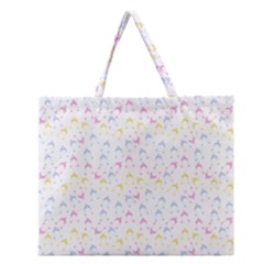 Pastel Hats Zipper Large Tote Bag by snowwhitegirl