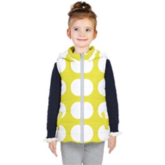 Big Dot Yellow Kid s Puffer Vest by snowwhitegirl