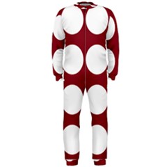 Big Dot Red Onepiece Jumpsuit (men)  by snowwhitegirl