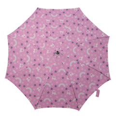 Music Star Pink Hook Handle Umbrellas (medium) by snowwhitegirl