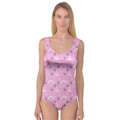 Music Star Pink Princess Tank Leotard  by snowwhitegirl