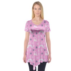 Music Star Pink Short Sleeve Tunic 