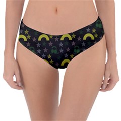 Music Star Dark Grey Reversible Classic Bikini Bottoms by snowwhitegirl