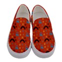 Music Stars Red Women s Canvas Slip Ons View1