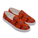 Music Stars Red Women s Canvas Slip Ons View3