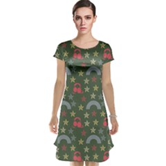 Music Stars Grass Green Cap Sleeve Nightdress by snowwhitegirl