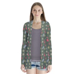 Music Stars Grass Green Drape Collar Cardigan by snowwhitegirl