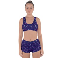 Music Stars Navy Racerback Boyleg Bikini Set by snowwhitegirl