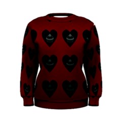 Cupcake Blood Red Black Women s Sweatshirt