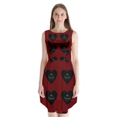 Cupcake Blood Red Black Sleeveless Chiffon Dress   by snowwhitegirl