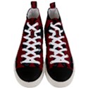 Cupcake Blood Red Black Men s Mid-Top Canvas Sneakers View1