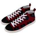 Cupcake Blood Red Black Men s Mid-Top Canvas Sneakers View2