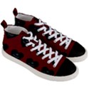 Cupcake Blood Red Black Men s Mid-Top Canvas Sneakers View3