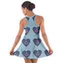 Cupcake Heart Teal Blue Cotton Racerback Dress View2