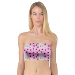 Deer Boots Pink Grey Bandeau Top by snowwhitegirl