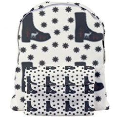 Deer Boots White Black Giant Full Print Backpack