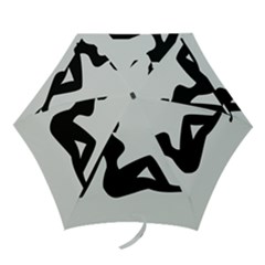 Girls Of Fitness Mini Folding Umbrellas