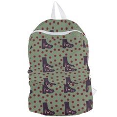 Deer Boots Green Foldable Lightweight Backpack