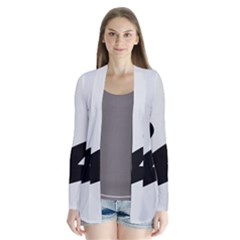 Girls Of Fitness Drape Collar Cardigan by Mariart