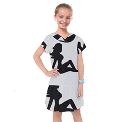 Girls Of Fitness Kids  Drop Waist Dress