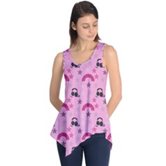 Music Stars Rose Pink Sleeveless Tunic by snowwhitegirl