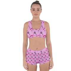 Music Stars Rose Pink Racerback Boyleg Bikini Set by snowwhitegirl