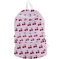 Pink Cherries Foldable Lightweight Backpack