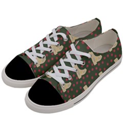 Green Boot Women s Low Top Canvas Sneakers by snowwhitegirl