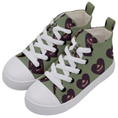 Cupcake Green Kid s Mid-top Canvas Sneakers by snowwhitegirl