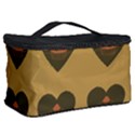 Cupcake Pumpkin Orange Grey Cosmetic Storage Case View2