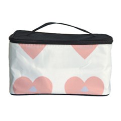 Cupcake White Pink Cosmetic Storage Case by snowwhitegirl