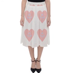 Cupcake White Pink Folding Skater Skirt by snowwhitegirl