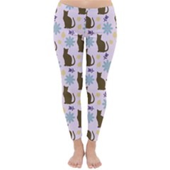 Outside Brown Cats Classic Winter Leggings by snowwhitegirl