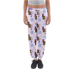 Outside Brown Cats Women s Jogger Sweatpants by snowwhitegirl