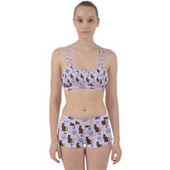 Outside Brown Cats Women s Sports Set by snowwhitegirl