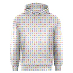 Blue Pink Yellow Eggs On White Men s Overhead Hoodie