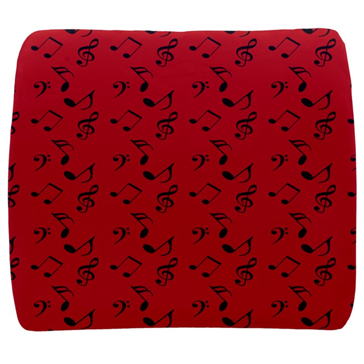 Red Music Back Support Cushion