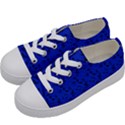 Royal Blue Music Kids  Low Top Canvas Sneakers View2