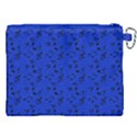 Royal Blue Music Canvas Cosmetic Bag (XXL) View2