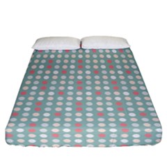 Pink Peach Grey Eggs On Teal Fitted Sheet (california King Size) by snowwhitegirl