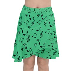 Green Music Chiffon Wrap