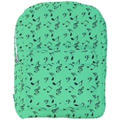 Green Music Full Print Backpack