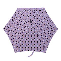 Black White Pink Blue Eggs On Violet Mini Folding Umbrellas