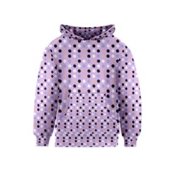 Black White Pink Blue Eggs On Violet Kids  Pullover Hoodie