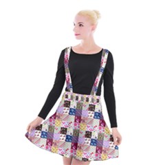 Quilt Of My Patterns Small Suspender Skater Skirt