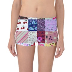 Quilt Of My Patterns Boyleg Bikini Bottoms