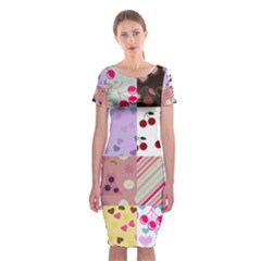 Quilt Of My Patterns Classic Short Sleeve Midi Dress