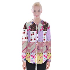 Quilt Of My Patterns Womens Long Sleeve Shirt