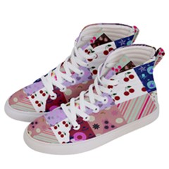 Quilt Of My Patterns Women s Hi-top Skate Sneakers